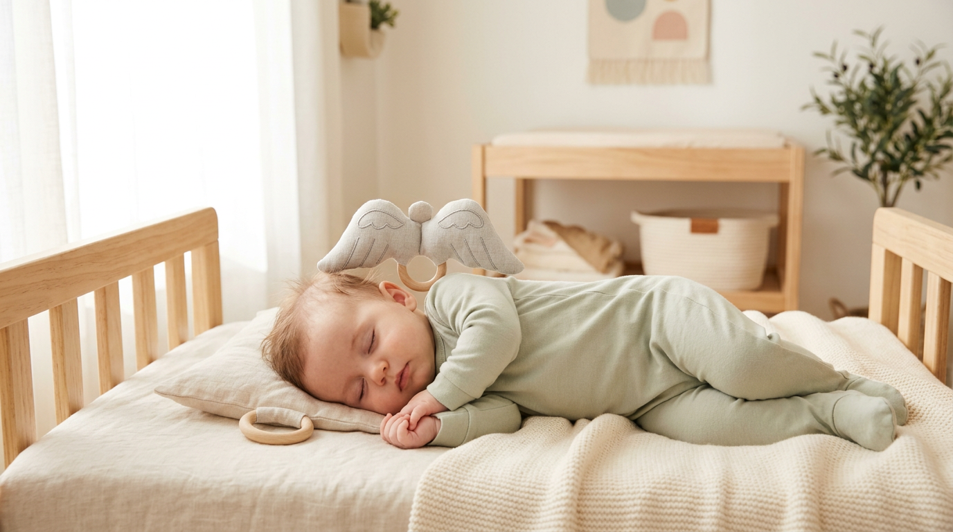 An exhausted mom holding a cold cup of coffee looking thoughtfully at her phone.