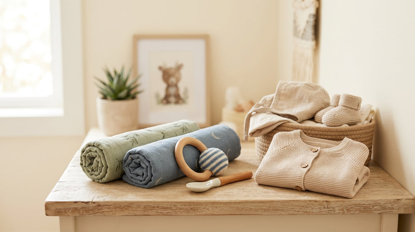 Pregnant mom sitting on a porch reviewing a list of baby boy names 2025