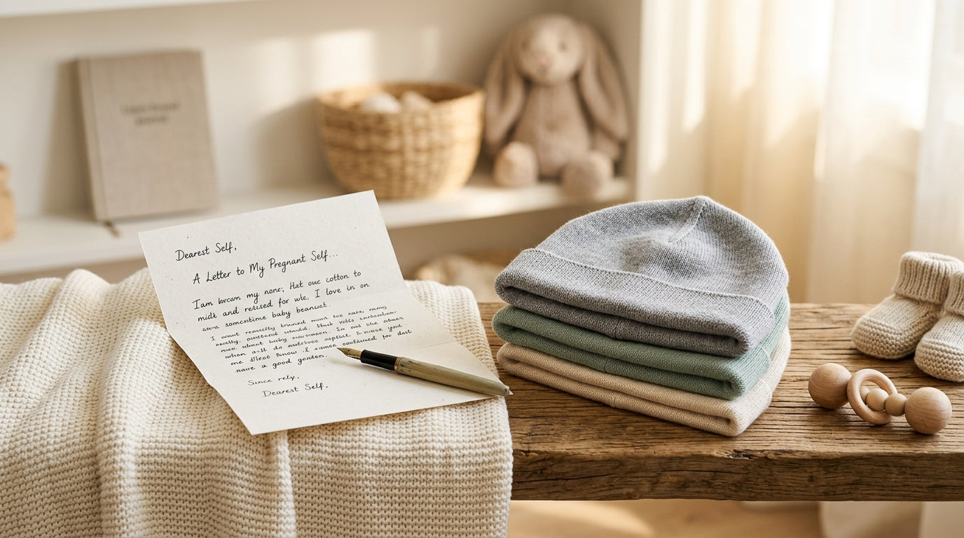 A mother holding a bare-headed infant indoors near a window