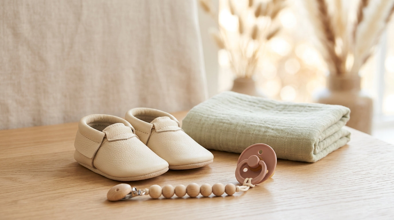 Exhausted dad researching baby lip tie symptoms on a laptop in the dark