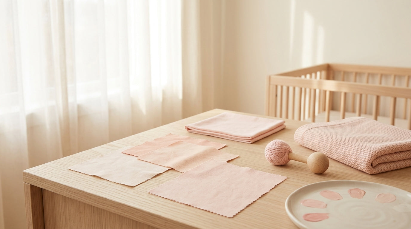 Two toddler girls destroying a nursery painted in the wrong shade of baby pink