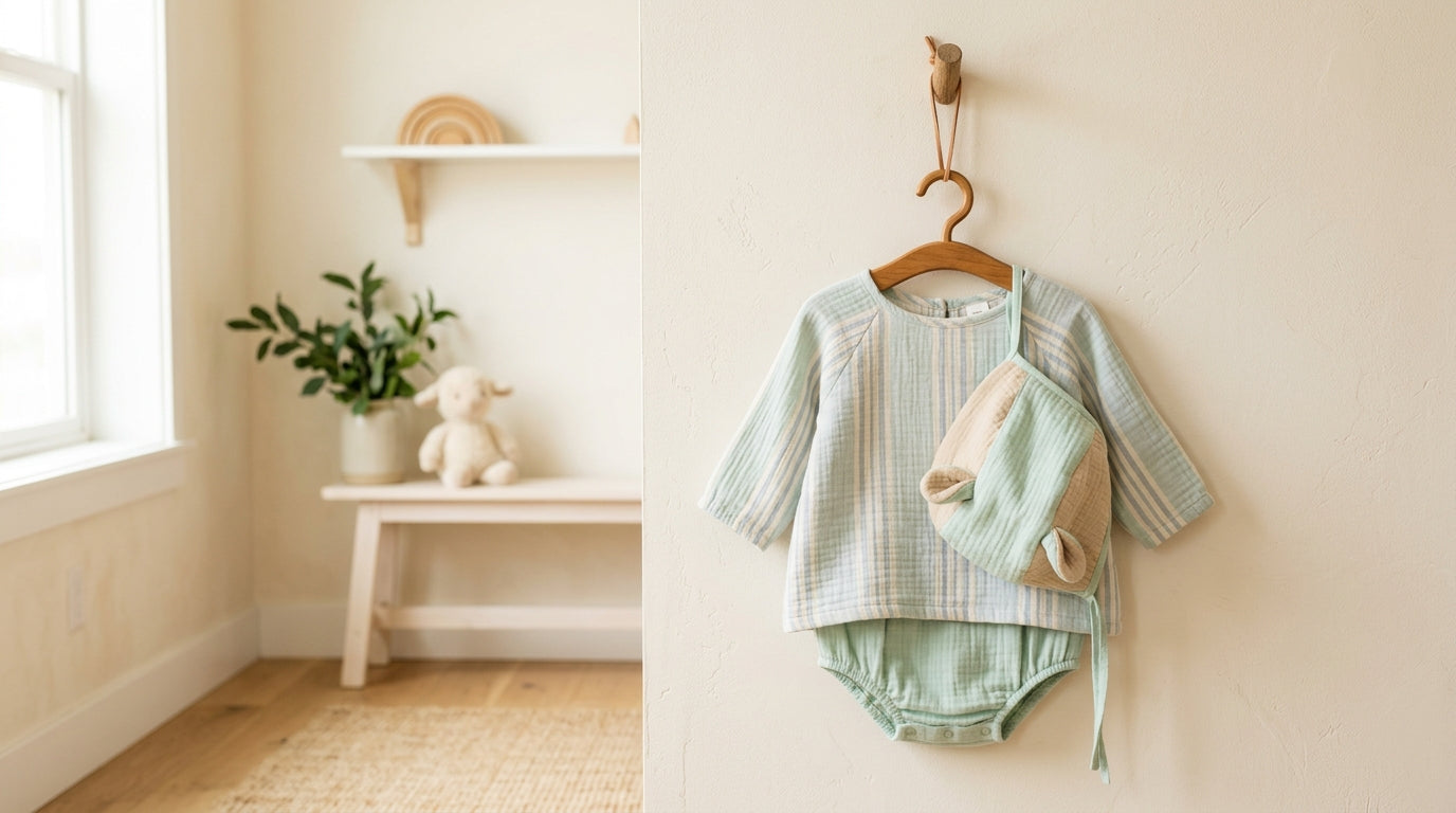 Toddler wearing a backward yellow cap and pink argyle vest