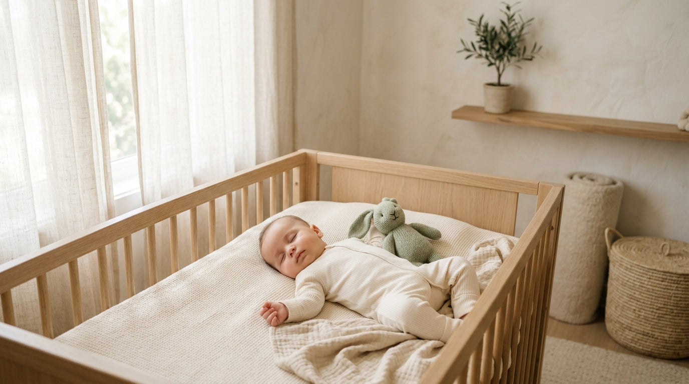 Exhausted mom watching micro dramas on her phone while nursing the baby in a dark room