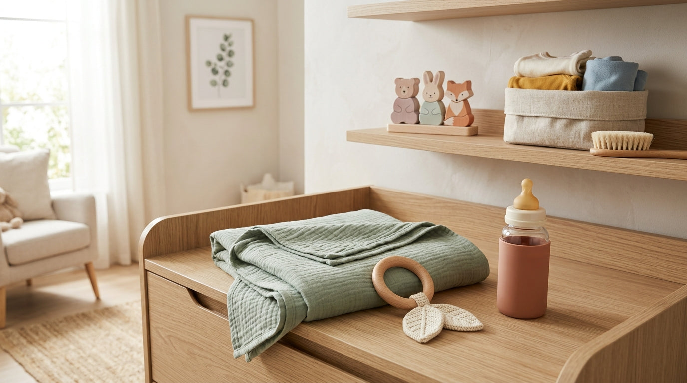 bambi baby store inspired deer pattern organic blanket