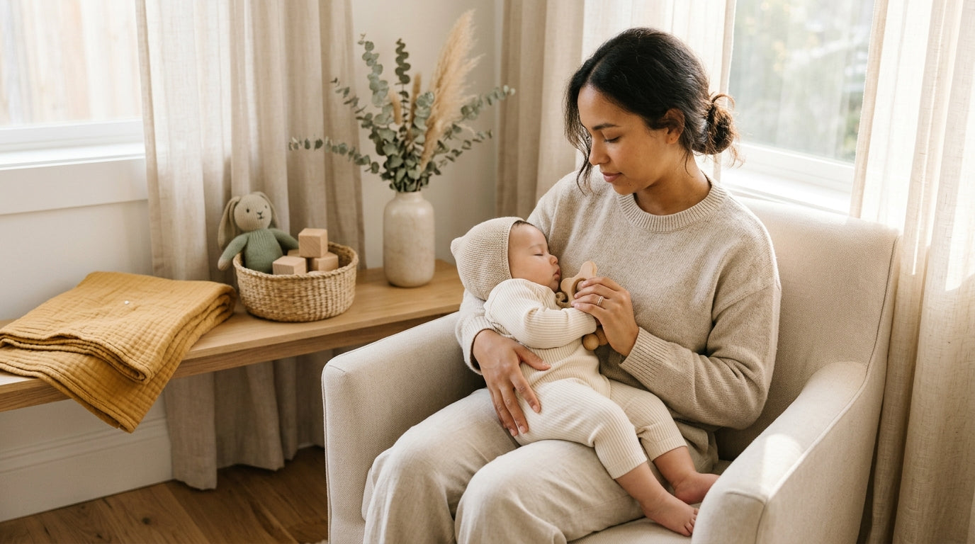 Ella Mai and Jayson Tatum at the Paris Olympics with baby Dylan
