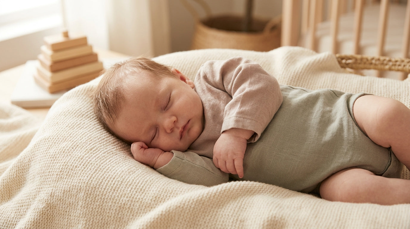 A highly caffeinated mom frantically googling newborn weights on her phone