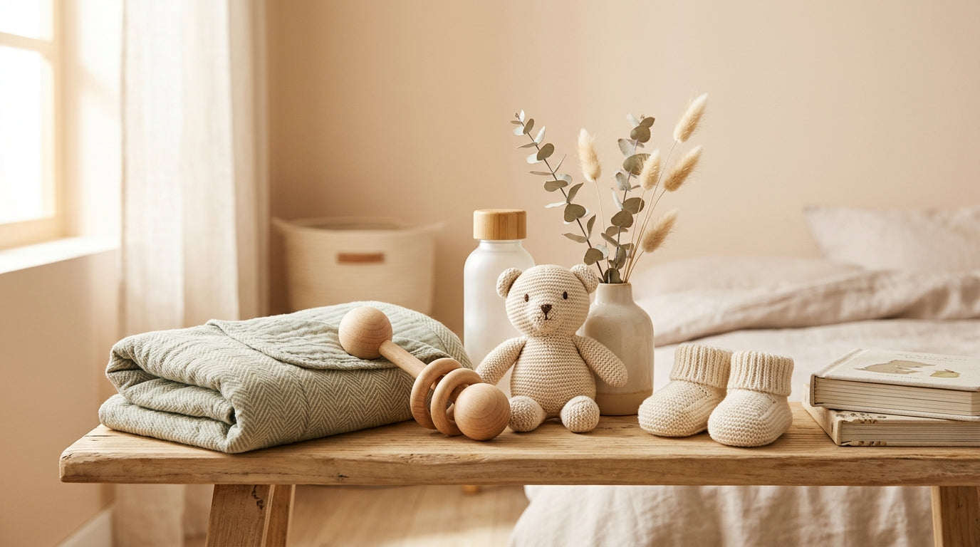 Dad holding twin girls while listening to Daniel Caesar in a messy London flat