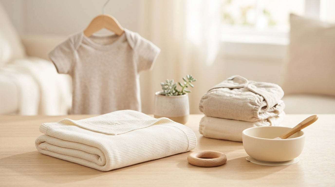 A tired dad holding a coffee mug while looking at a baby monitor screen