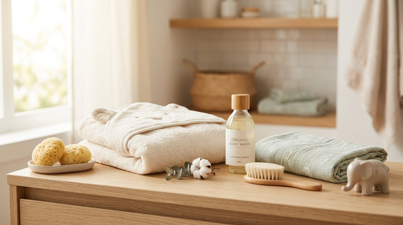 Bewildered dad looking at a spreadsheet of woodland nursery themes with coffee