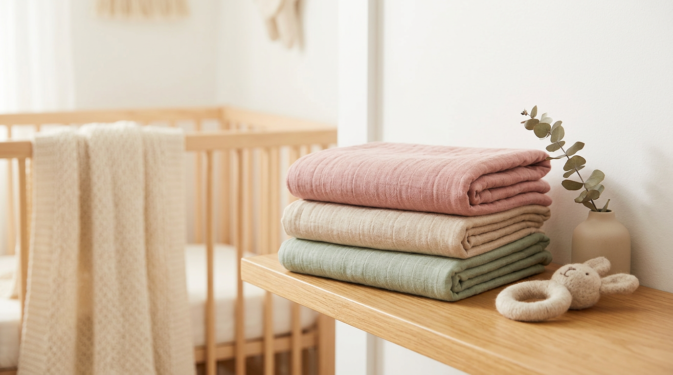 A tired father staring blankly at two bowls of water on a changing mat