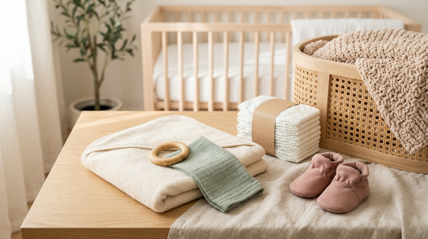 A tired father awkwardly trying to squeeze a very chubby baby into a standard infant car seat.