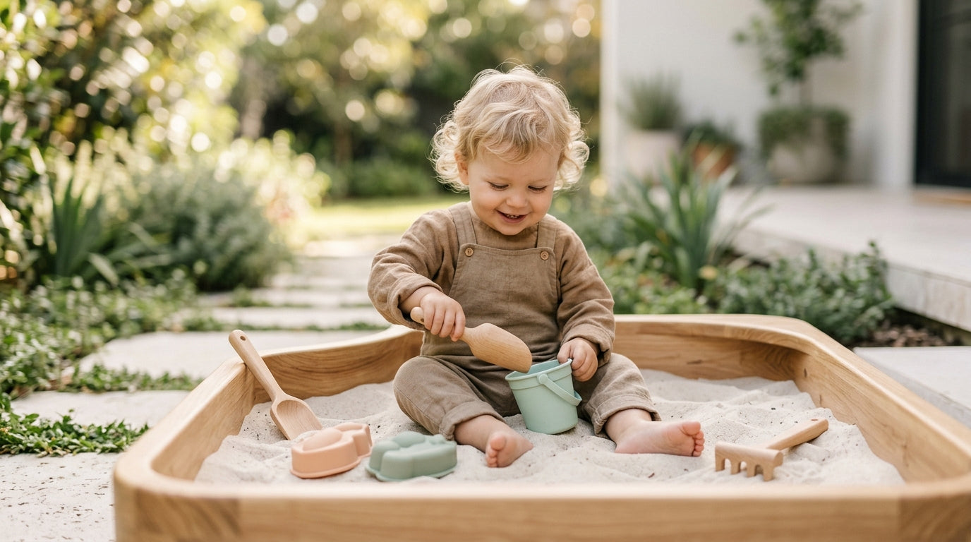 Twin toddlers fighting over a wooden block in a London park