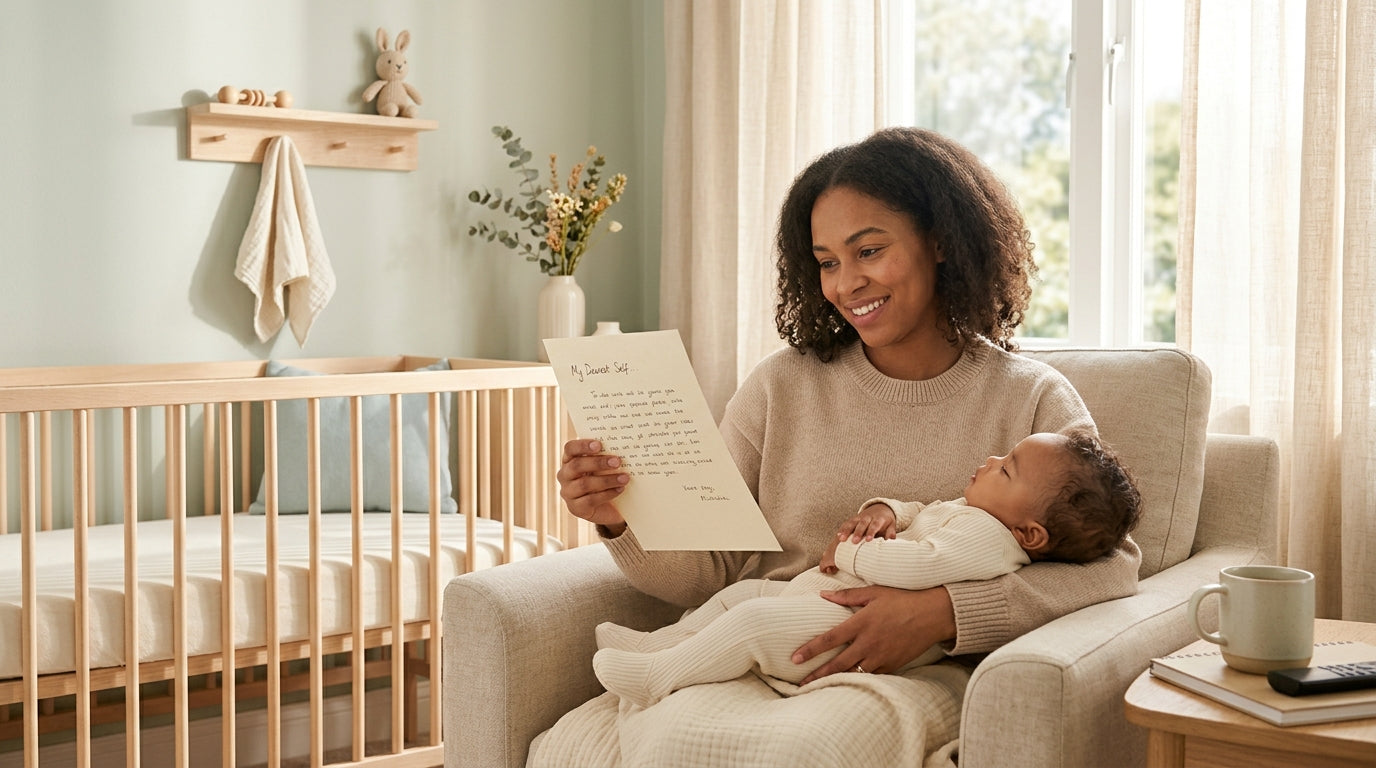 Toddler playing with soft building blocks on the floor