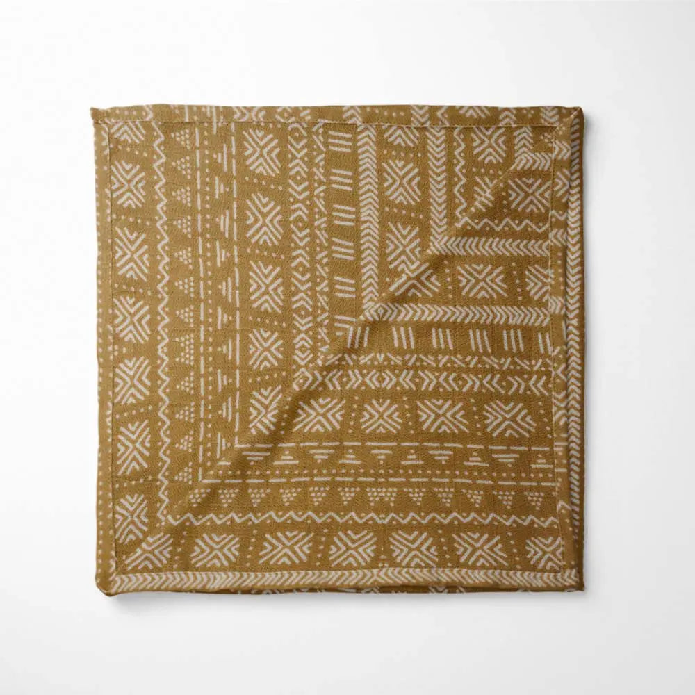 Folded Chakra Bamboo Baby Blanket with ultra-soft bamboo fabric - balanced, hypoallergenic and eco-friendly design