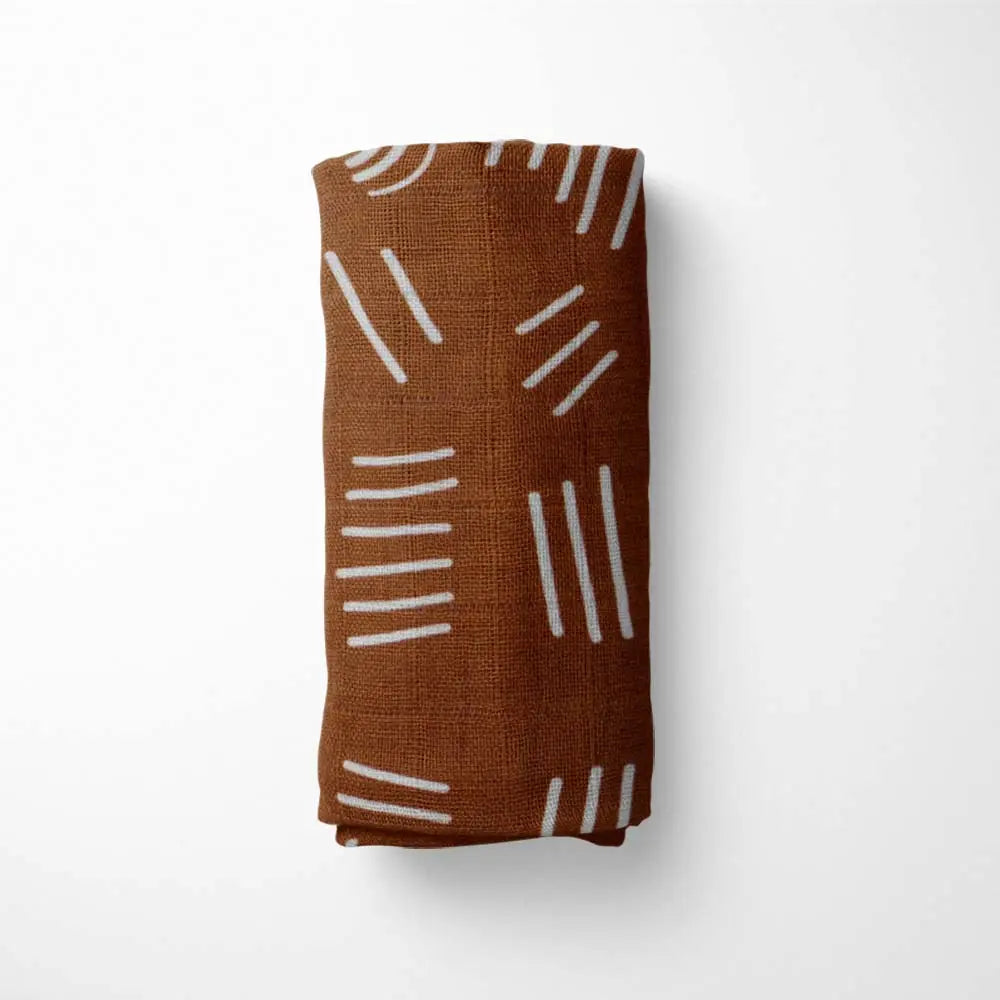 Rolled Rainbow Bridge Bamboo Baby Blanket with ultra-soft bamboo fabric - secure, hypoallergenic and eco-friendly design