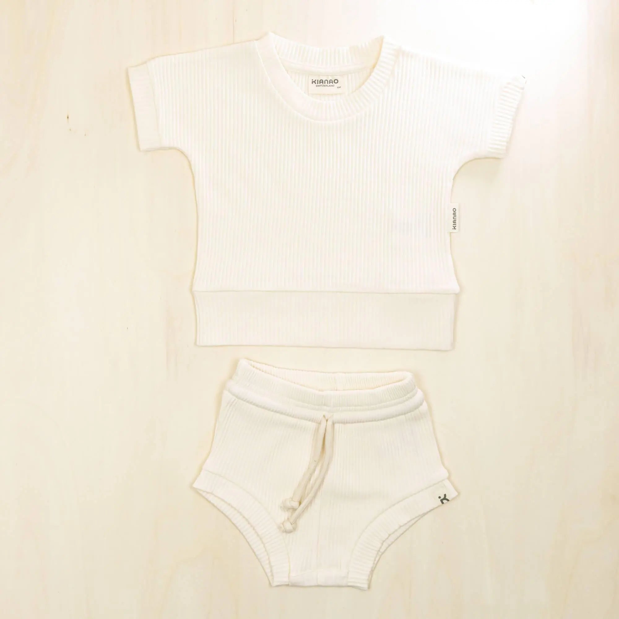 blossom white organic cotton baby summer set designed with 95% organic cotton for pure comfort