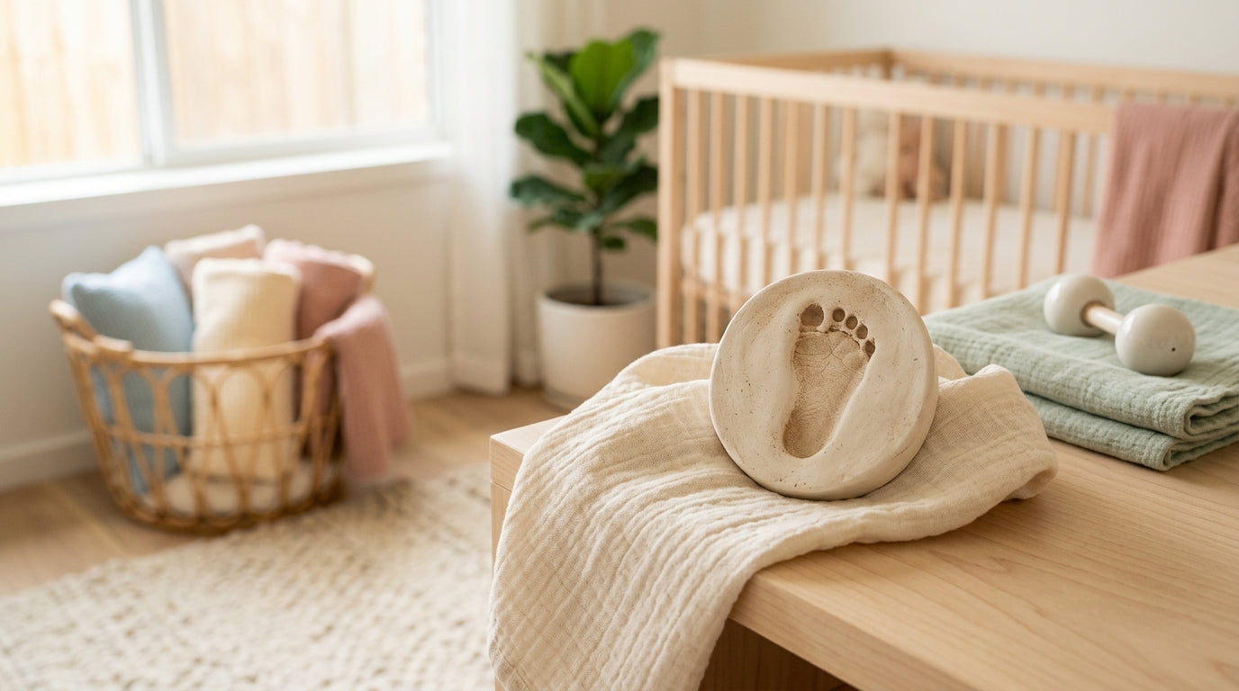 Overwhelmed parent trying to figure out sustainable baby gear while holding a toddler