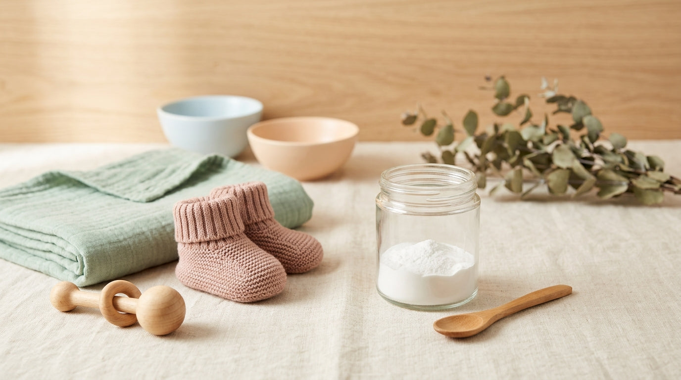 A pregnant woman looking exhausted holding a mug of coffee