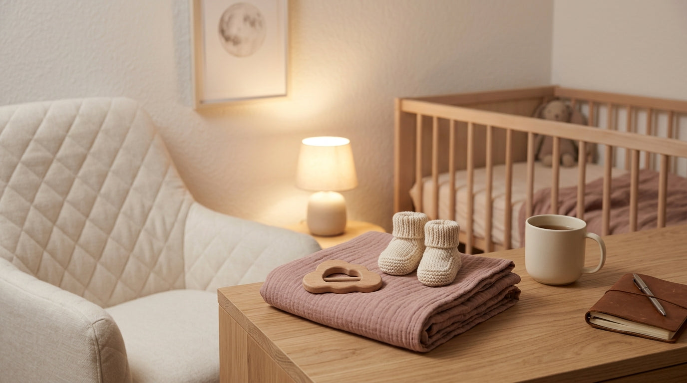 Tired dad looking at a vintage Chinese gender predictor chart on his phone.