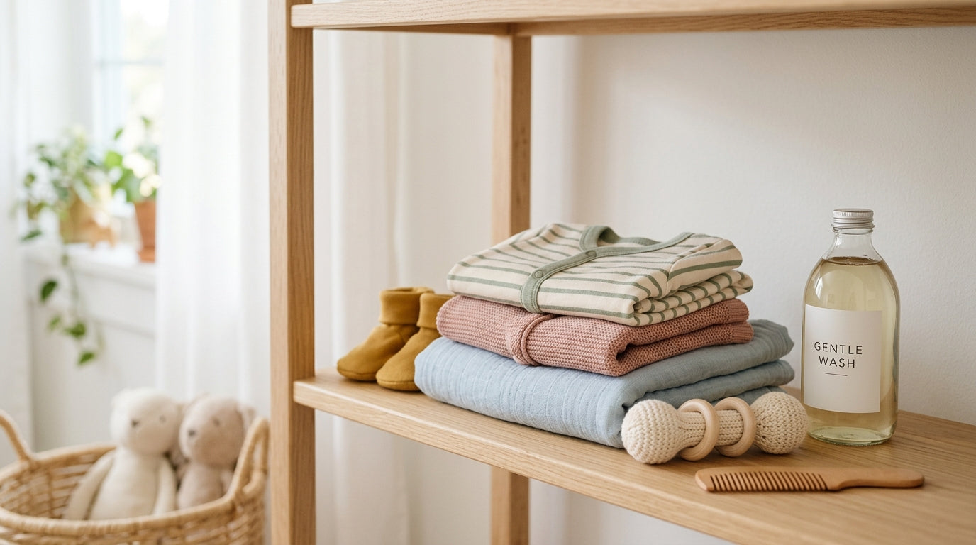Marcus troubleshooting the slippery infant bath setup in his Portland home - KIANAO