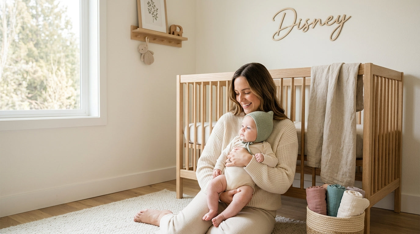 A dad looking exhausted while holding a smartphone and a baby teether.