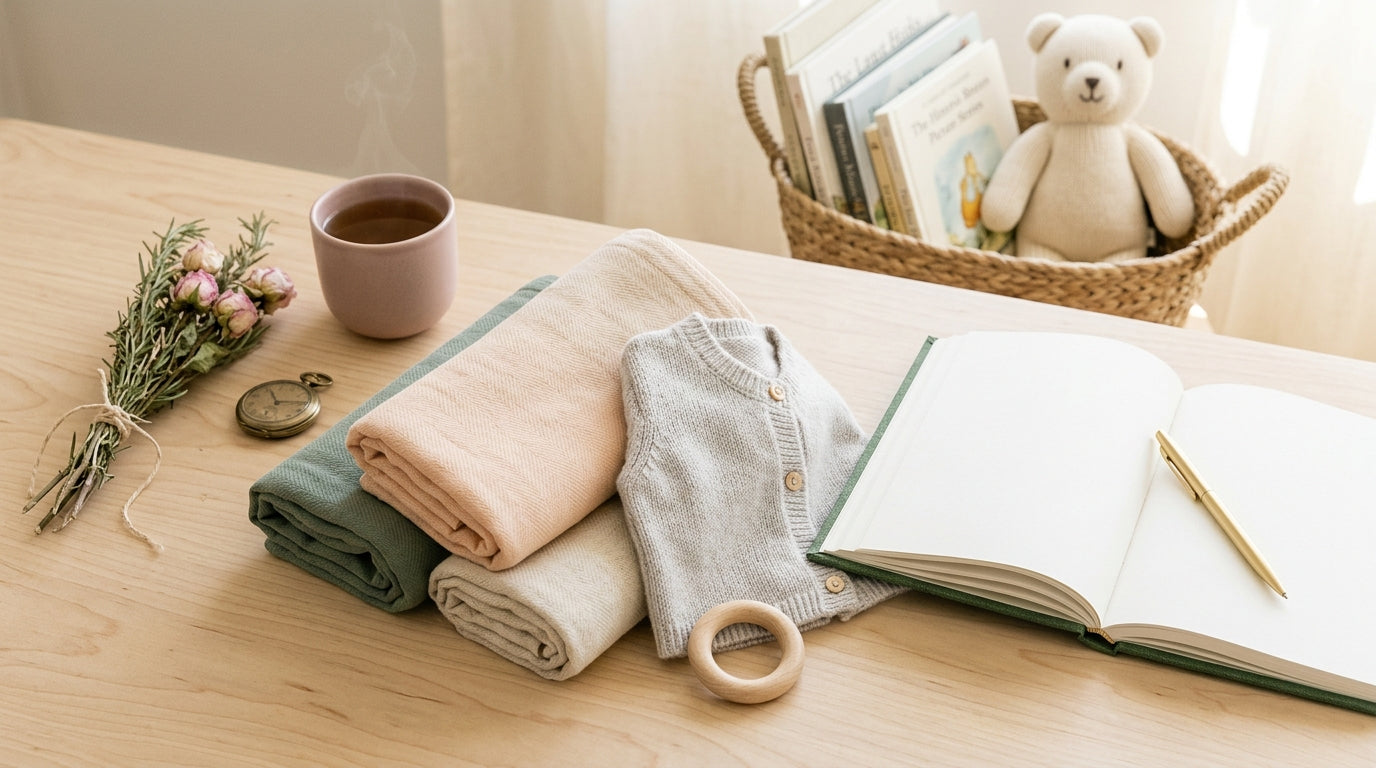 Marcus staring at his phone in a dark room while a baby sleeps nearby.