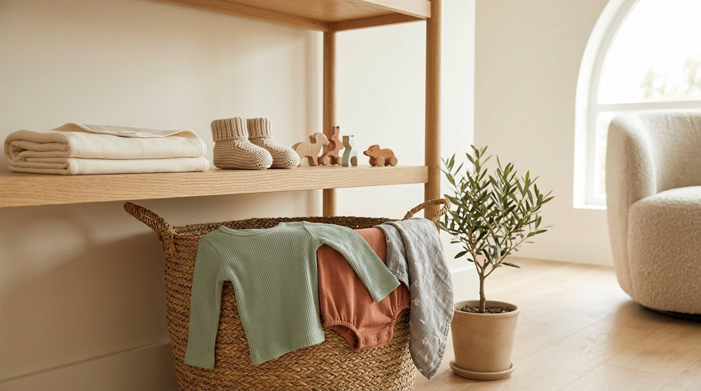 Kianao wooden rainbow play gym with colorful hanging animal toys for sensory development