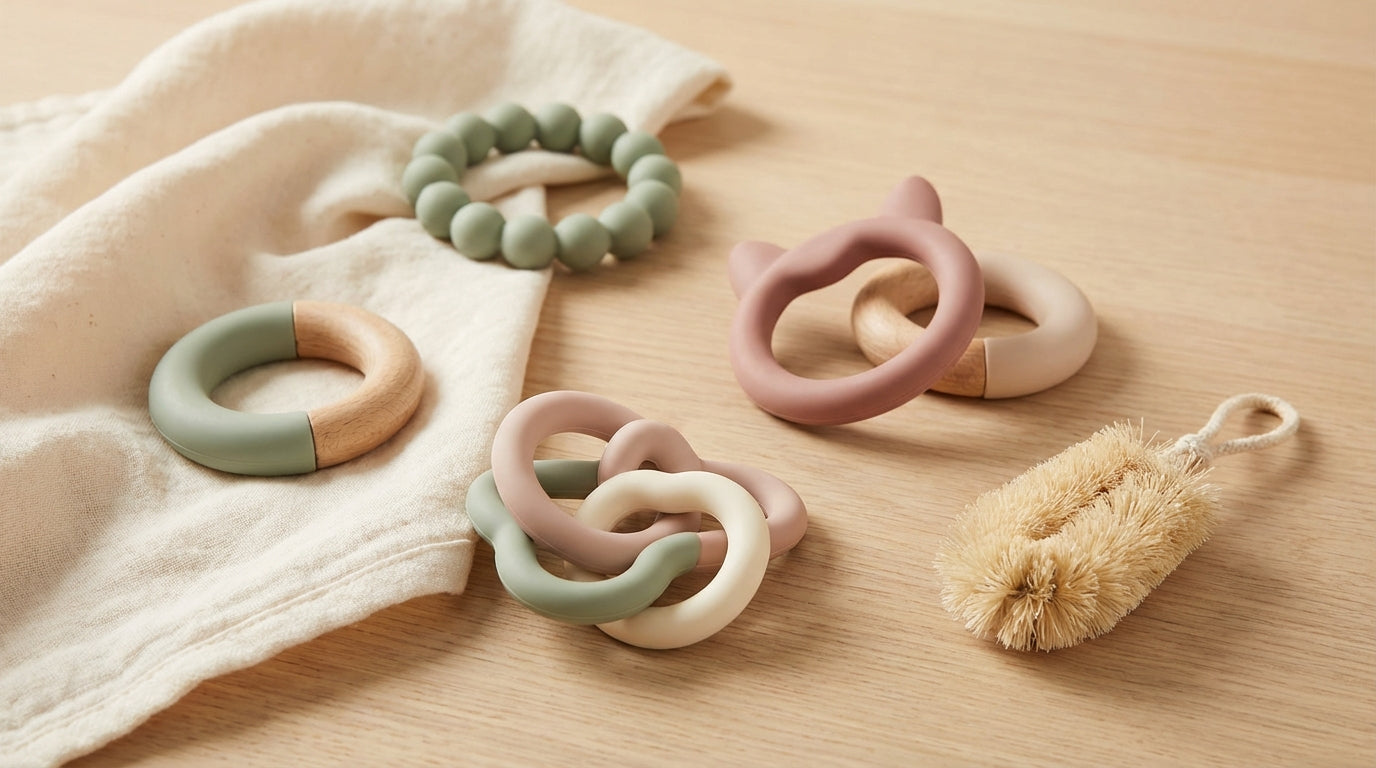 How to Clean Baby Teethers Safely - KIANAO