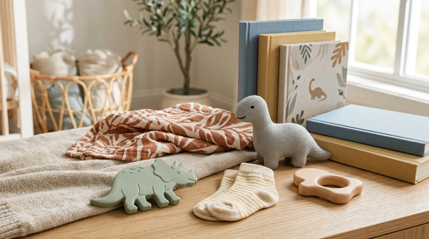 Toddler twin girls roaring in the living room wearing dinosaur outfits