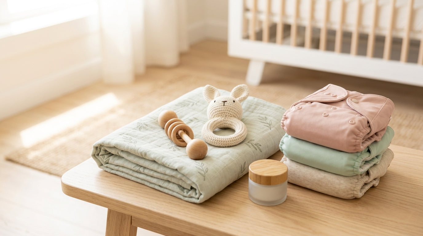 Two twin toddlers standing in a living room looking demanding
