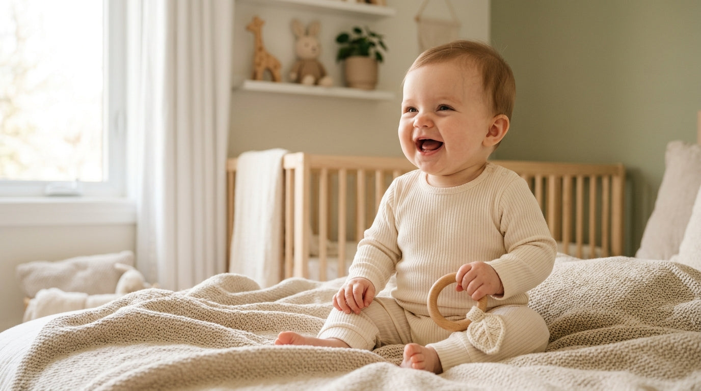 Exhausted dad trying to make his unimpressed twin babies laugh