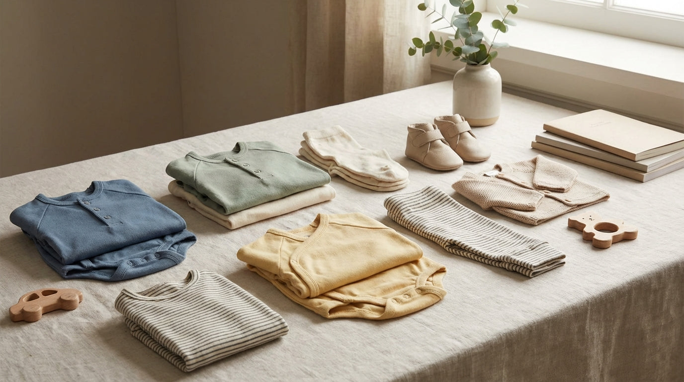 Toddler twins playing in the mud wearing durable organic cotton boys clothes