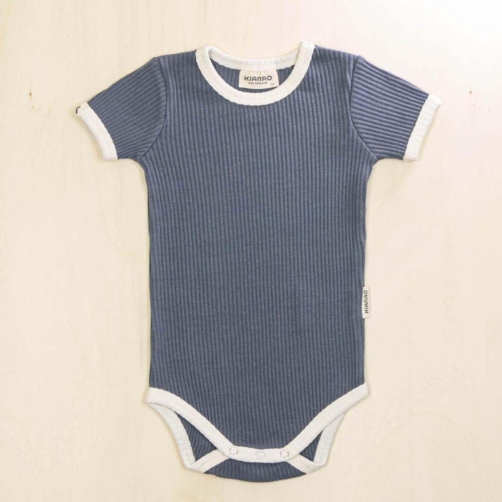 KIANAO Eco-Friendly Baby Clothes Collection - Blue Newborn Bodysuit
