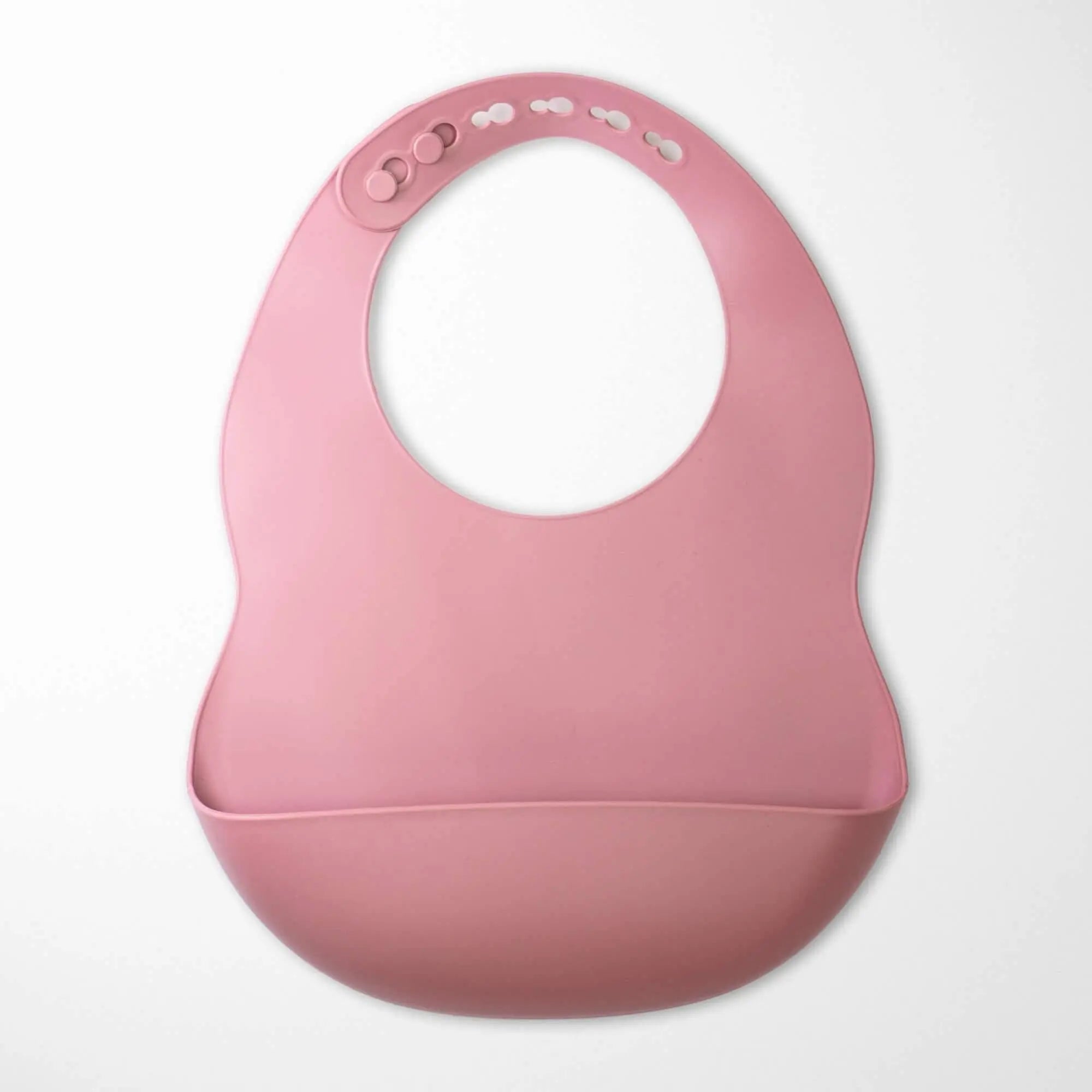 Pastel Violet silicone baby bib with deep pocket - waterproof BPA-free feeding bib for infants