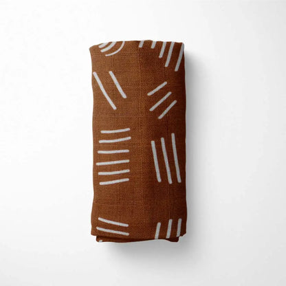 Rolled Rainbow Bridge Bamboo Baby Blanket with ultra-soft bamboo fabric - secure, hypoallergenic and eco-friendly design