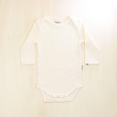 KIANAO Baby One-Pieces Blossom White / 0-1 M Long Sleeve Bodysuit Organic Cotton