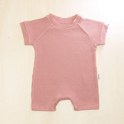 KIANAO Baby One-Pieces Old Rose / 0-1 M Romper Suit Organic Cotton