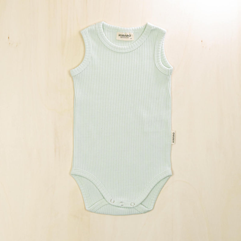 KIANAO Baby One-Pieces Pale Turquoise / 0-1 M Bodysuit Organic Cotton