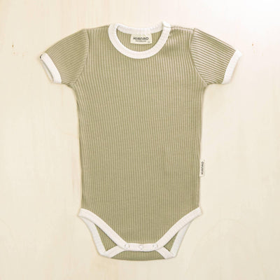KIANAO Baby One-Pieces Sage Green / 2-3 Y Short Sleeve Bodysuit Organic Cotton