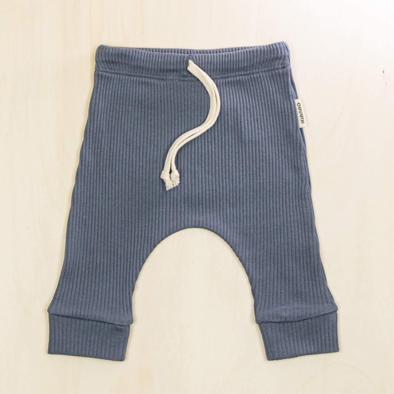 KIANAO Baby & Toddler Bottoms Indigo Blue / 1-3 M Pants Organic Cotton