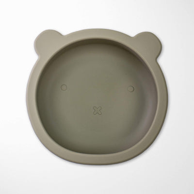 KIANAO Bowls Sage Green Bear Bowl with Suction Cup