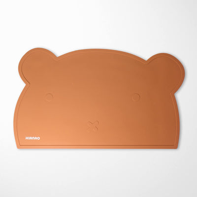 KIANAO Placemats Beige Rotten Bear Silicone Placemats
