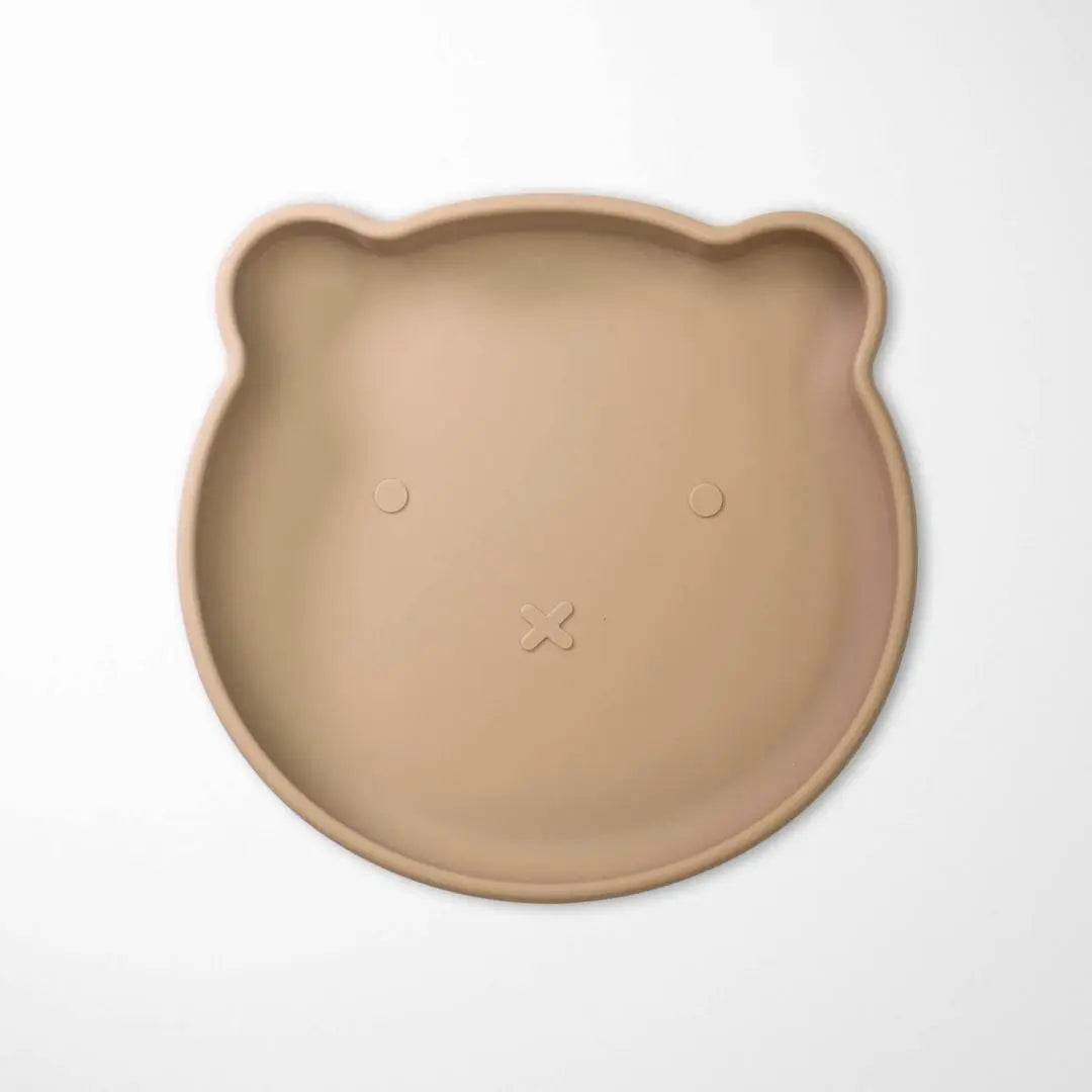 KIANAO Plates Sand Color Bear Plates