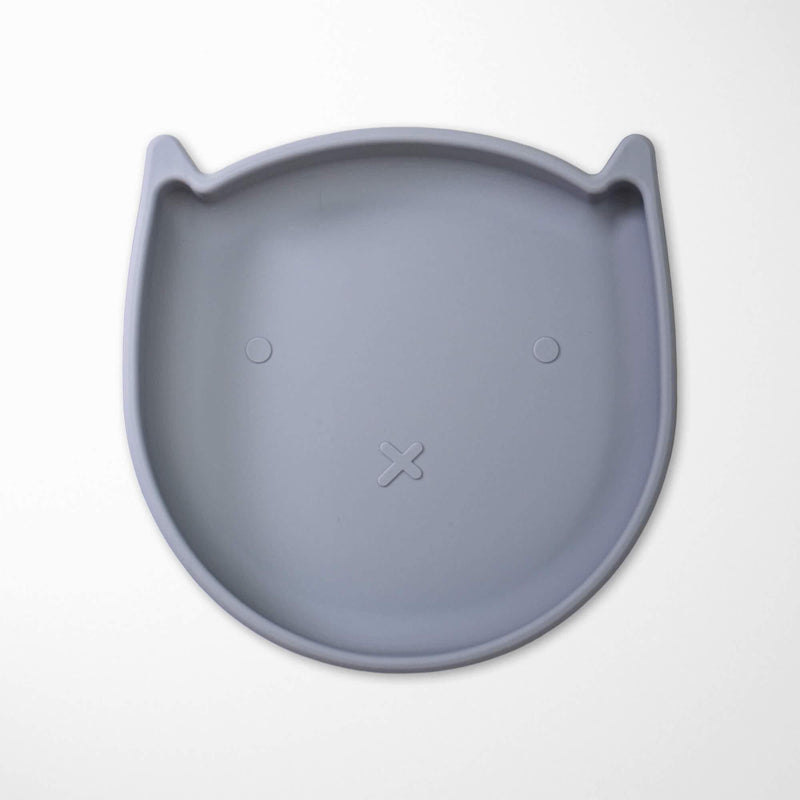 KIANAO Plates Slate Gray Cat Plates