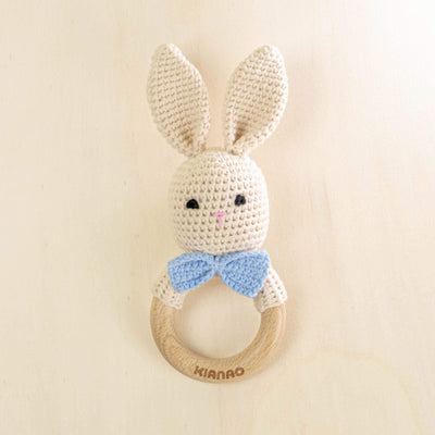 KIANAO Rattles Bunny Rattle Tooth Ring