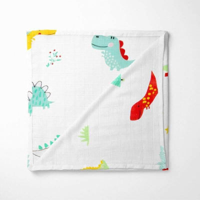 KIANAO Swaddling Blankets Colorful Dinosaur Bamboo Baby Blankets