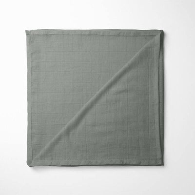 KIANAO Swaddling Blankets Gray / 58x58 Plain Bamboo Baby Blankets