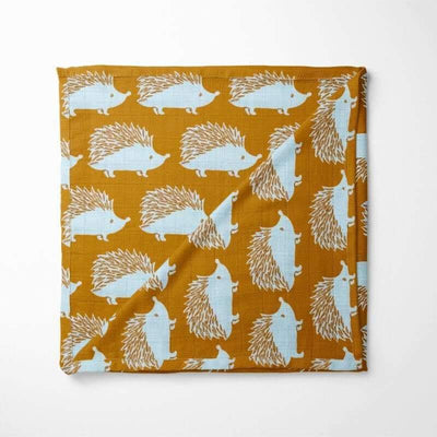 KIANAO Swaddling Blankets Hedgehog Organic Cotton Blankets
