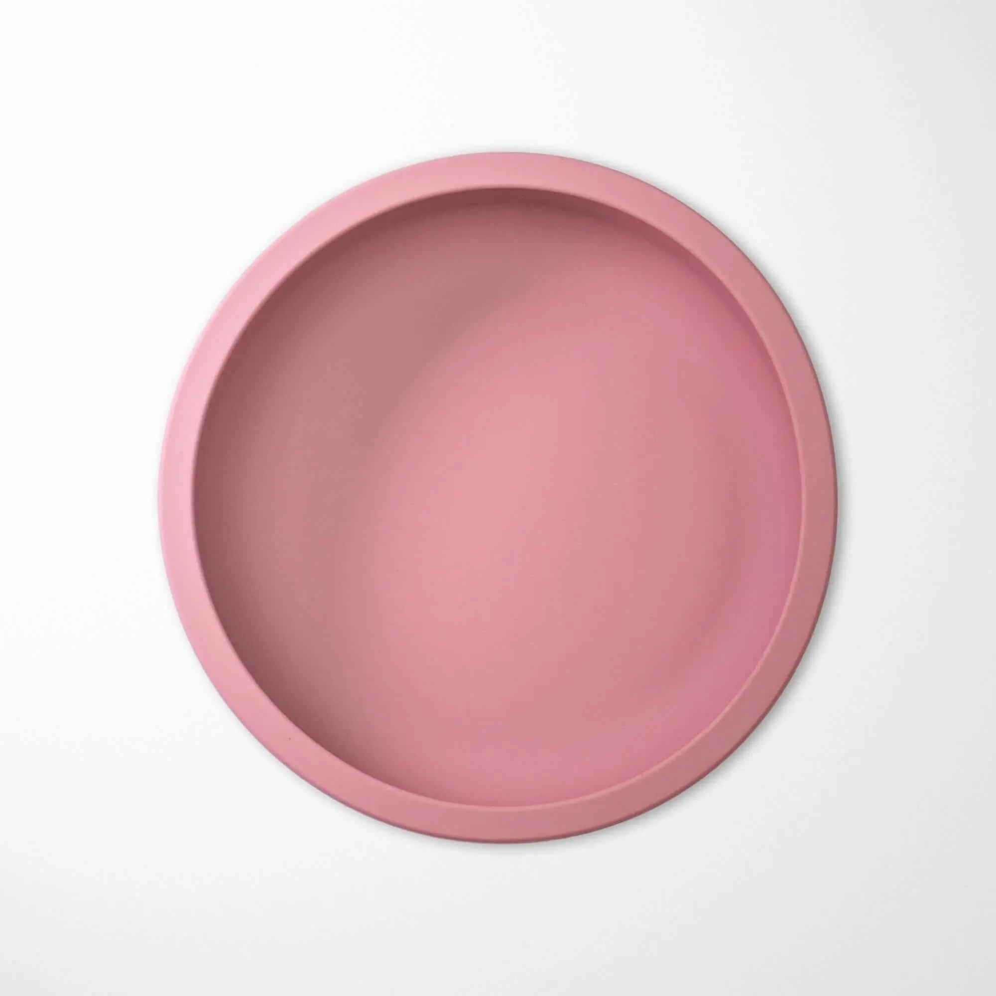 pastel violet silicone baby bowl with secure suction cup base that prevents tipping and spills